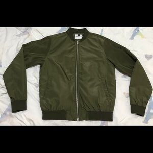 Top man army green bomber jacket